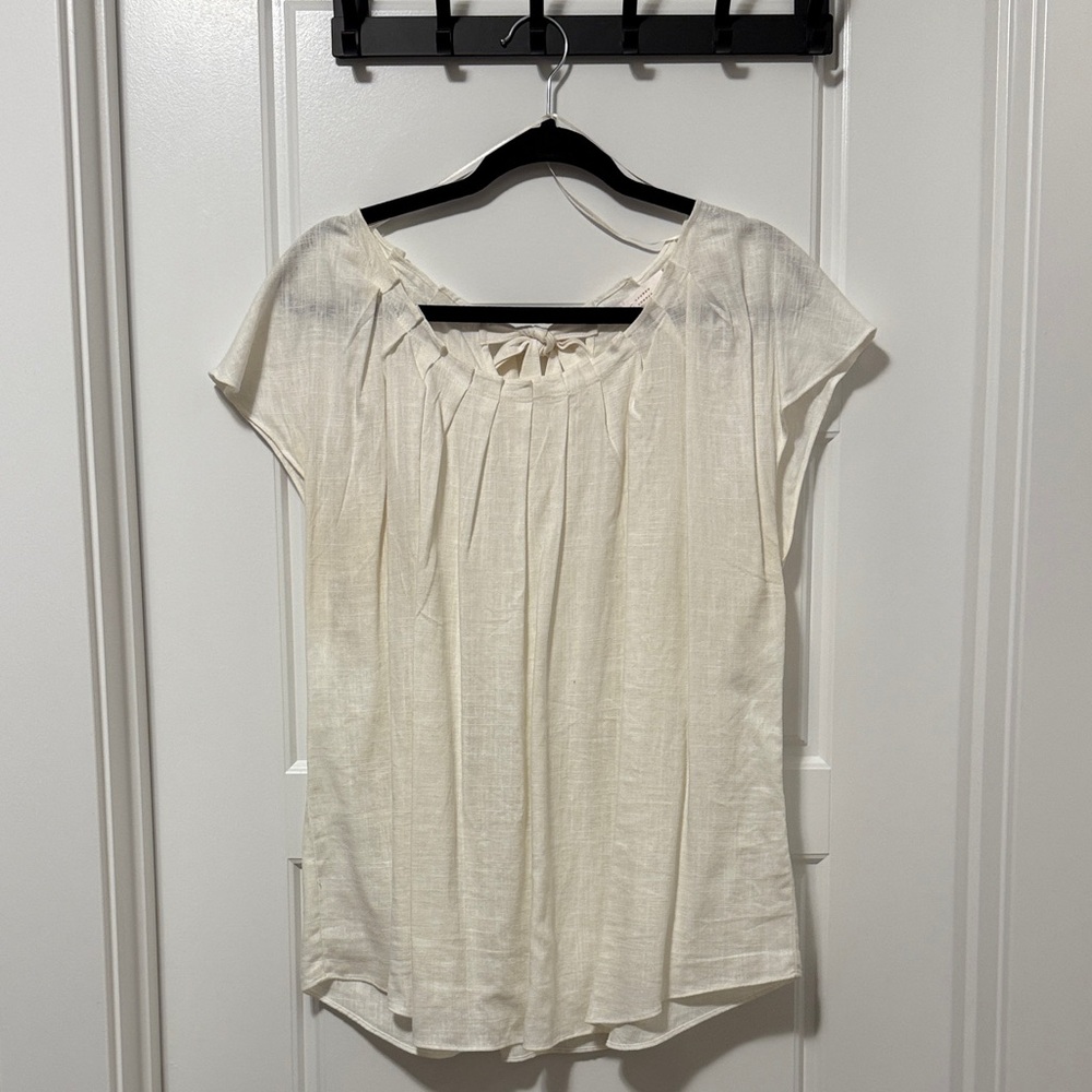 LC Lauren Conrad Cream Blouse